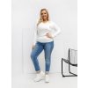 Dámska blúzka plus size okrová RV-BZ-A-161.63 (Farba Okrová, Veľkosť ONE SIZE)