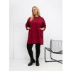 Dámska blúzka plus size bordová RV-BZ-A1076.00 (Farba Bordová, Veľkosť ONE SIZE)