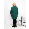Dámska blúzka plus size tmavo-zelená RV-BZ-A1076.00 (Farba Tmavo-zelená, Veľkosť ONE SIZE)
