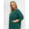 Dámska blúzka plus size tmavo-zelená RV-BZ-A1076.00 (Farba Tmavo-zelená, Veľkosť ONE SIZE)