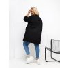 Dámska blúzka plus size čierna RV-BZ-A1076.00 (Farba Čierna, Veľkosť ONE SIZE)