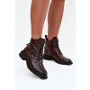 Dámské boty z přírodní kůže vyhřívané Artiker 57C1005 čokoládové (Veľkosť 36)