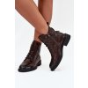 Dámské boty z přírodní kůže vyhřívané Artiker 57C1005 čokoládové (Veľkosť 36)