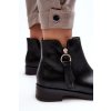 Ploché Dámské Kožené Boty Černé Vasica (Veľkosť 36)