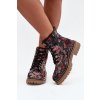 Vzorované dámské boty zateplené Artiker 57C1054 Černé (Veľkosť 36)
