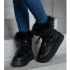 Čierne zateplené snehule s kožušinkou Arilla 6481 BLACK 38 - GM (Veľkosť 38)