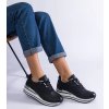 Dámske topánky tenisky čierne kód HY91005 - GM HY91005 BLACK 38 - GM (Veľkosť 38)