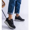 Dámske topánky tenisky čierne kód HY91005 - GM HY91005 BLACK 38 - GM (Veľkosť 38)