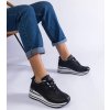 Dámske topánky tenisky čierne kód HY91005 - GM HY91005 BLACK 38 - GM (Veľkosť 38)