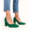 Dámske topánky lodičky zelené kód AH-10 - GM AH-10 GREEN 38 - GM (Veľkosť 38)