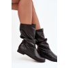 Dámské kožené kozačky Maciejka 05057-20 černé (Veľkosť 36)