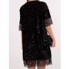 Dámske čierne šaty elegantné kód produktu MI-SK-A60151.29P (Farba Čierna, Veľkosť ONE SIZE)