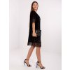 Dámske čierne šaty elegantné kód produktu MI-SK-A60151.29P (Farba Čierna, Veľkosť ONE SIZE)