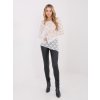 Dámska blúzka s čipkou biela PM-BZ-SF128.50 (Farba Biela, Veľkosť ONE SIZE)