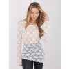 Dámska blúzka s čipkou biela PM-BZ-SF128.50 (Farba Biela, Veľkosť ONE SIZE)
