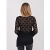 Dámska blúzka s čipkou čierna PM-BZ-SF128.50 (Farba Čierna, Veľkosť ONE SIZE)
