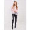 Dámska blúzka s čipkou svetlo-ružová PM-BZ-SF128.50 (Farba Svetlo-ružová, Veľkosť ONE SIZE)