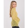 Dámska blúzka s čipkou limetková-zelená PM-BZ-SF128.50 (Farba Limetková-zelená, Veľkosť ONE SIZE)