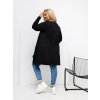 Dámska blúzka plus size čierna RV-BZ-7054-1.06 (Farba Čierna, Veľkosť ONE SIZE)