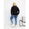 Dámska blúzka plus size čierna RV-BZ-A-163.09 (Farba Čierna, Veľkosť ONE SIZE)