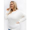 Dámska blúzka plus size okrová RV-BZ-A-163.09 (Farba Okrová, Veľkosť ONE SIZE)