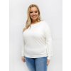 Dámska blúzka plus size okrová RV-BZ-A-163.09 (Farba Okrová, Veľkosť ONE SIZE)