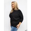 Dámska blúzka plus size čierna RV-BZ-A1075.96 (Farba Čierna, Veľkosť ONE SIZE)