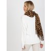 Dámsky šál farba čierno-béžová Fact - naj AT-SZ-1-892.39P (Farba Hnedá camel, Veľkosť ONE SIZE)
