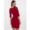 Dámske bordove šaty elegantné kód produktu LK-SK-509980.09 (Farba Bordová, Veľkosť 42)