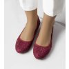 Dámske baleríny bordové kód FM3099 - GM FM3099 WINE 38 - GM (Veľkosť 38)