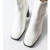 Dámske členkové topánky biele kód L08-253 - GM L08-253 WHITE 38 - GM (Veľkosť 40)