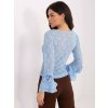Dámska blúzka s čipkou svetlo-modrá IT-BZ-22122.85 (Farba Svetlo-modrá, Veľkosť ONE SIZE)