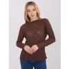 Dámska blúzka s čipkou hnedá IT-BZ-9962.98 (Farba Hnedá, Veľkosť ONE SIZE)
