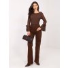 Dámske Nohavice farba Hnedá kód LK-SP-510106.14P (Farba Hnedá, Veľkosť 46)