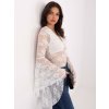 Dámska blúzka s čipkou biela PM-BZ-SF193.72 (Farba Biela, Veľkosť ONE SIZE)