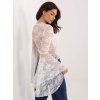 Dámska blúzka s čipkou biela PM-BZ-SF193.72 (Farba Biela, Veľkosť ONE SIZE)