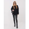 Dámska čierna športová mikina bez kapucne RV-BL-A1063.96 (Farba Čierna, Veľkosť L/XL)