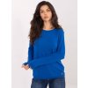 Dámska blúzka s dlhým rukávom kobaltovo-modrá RV-BZ-A-160.19P (Farba Kobaltovo-modrá, Veľkosť ONE SIZE)