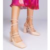 Dámske topánky lodičky hnedé kód H10045 - GM H10045 Béžové 38 - GM (Veľkosť 38)