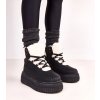 Dámske členkové topánky čierne kód ZH15 - GM ZH15 BLACK 38 - GM (Veľkosť 38)