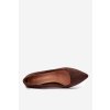z eko semišu lodičky sergio leone 1336 čokoládovo hnedé / 1336 CHOCOLATE (Veľkosť 37)
