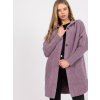 Dámsky kabát farba svetlo-fialová kód MBM-PL-1518.95P : na temu obdobie Jeseň / zima (Farba Svetlo-fialová, Veľkosť ONE SIZE)