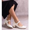 Dámske topánky lodičky biele kód FB-286 - GM FB-286 WHITE 38 - GM (Veľkosť 36)