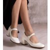 Dámske topánky lodičky biele kód FB-286 - GM FB-286 WHITE 38 - GM (Veľkosť 36)