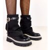 Dámske členkové topánky čierne kód K587 - GM K587 BLACK 38 - GM (Veľkosť 39)