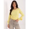 Dámska blúzka s dlhým rukávom žltá IT-BZ-22079.55 (Farba Žltá, Veľkosť ONE SIZE)