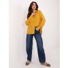 Dámske Košeľa farba Tmavo-žltá kód LK-KS-510109.70 (Farba Tmavo-žltá, Veľkosť S)