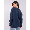 Dámska granatovo-modrá športová mikina bez kapucne WT-BL-A1063.64 (Farba Granatovo-modrá, Veľkosť ONE SIZE)