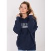 Dámska granatovo-modrá športová mikina mikina WT-BL-A1066.53 (Farba Granatovo-modrá, Veľkosť ONE SIZE)