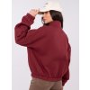 Dámska bordová športová mikina bez kapucne WT-BL-A1460.58 (Farba Bordová, Veľkosť ONE SIZE)